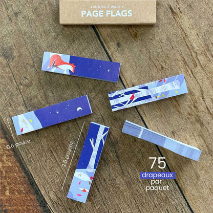 Drapeaux de page - Marche au clair de lune
