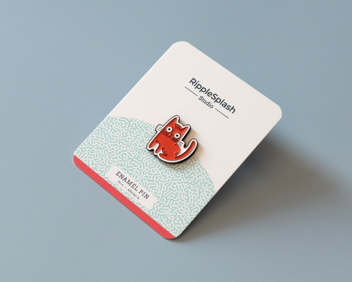 Épingle Chat rouge