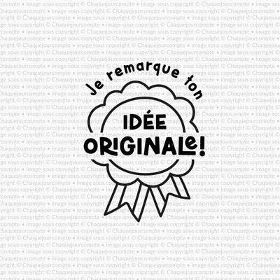 Idée originale - Tampon autoencreur pour profs