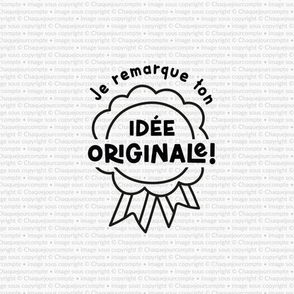 Idée originale - Étampe amovible pour profs
