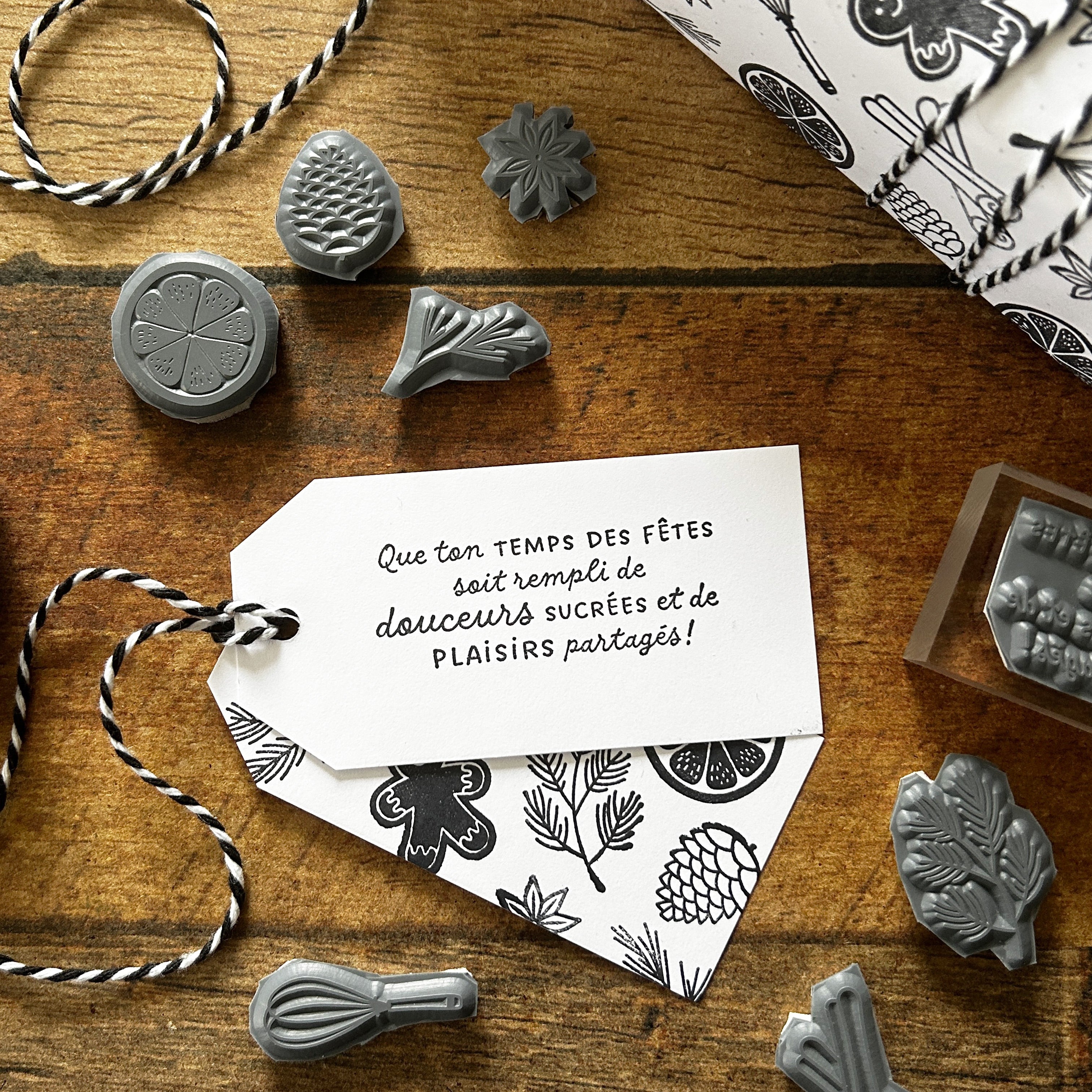 Douceurs sucrées - Ensemble de 9 étampes à découper