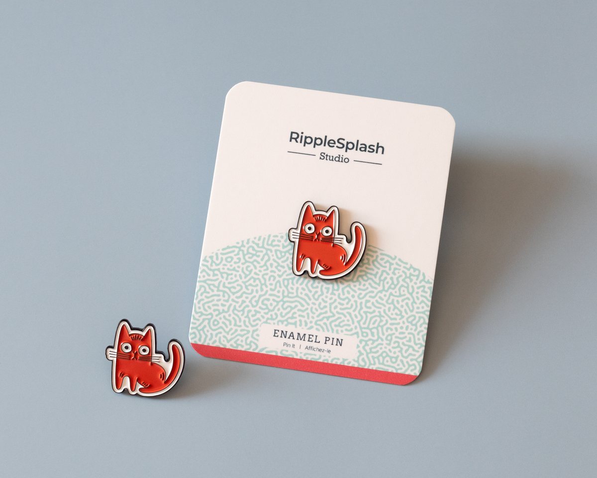Épingle Chat rouge