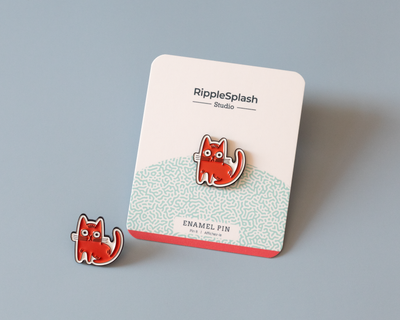 Épingle Chat rouge