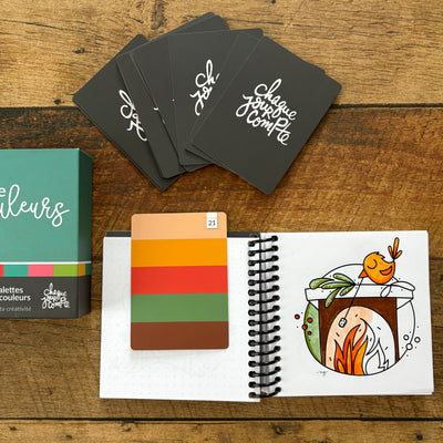 Promo vacances - Combo jeu de cartes et carnet à colorier