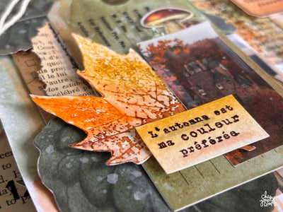 Art journal automne - Ensemble de 14 étampes à découper