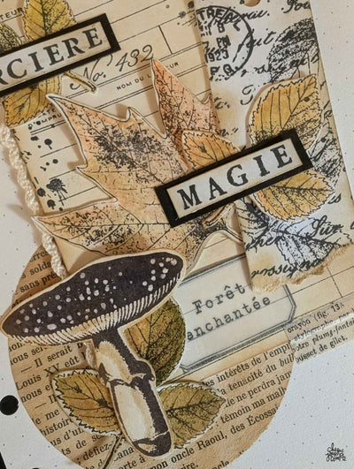 Art journal automne - Ensemble de 14 étampes à découper
