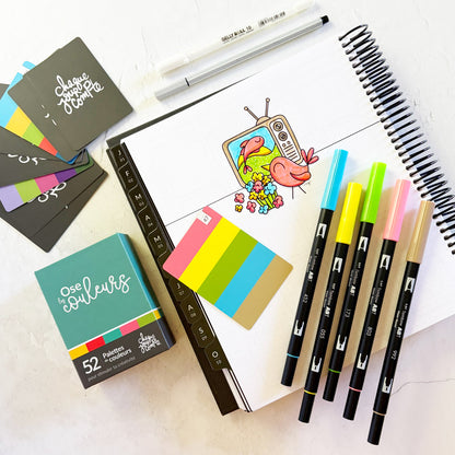 Jeu de cartes - 52 Palettes de couleurs