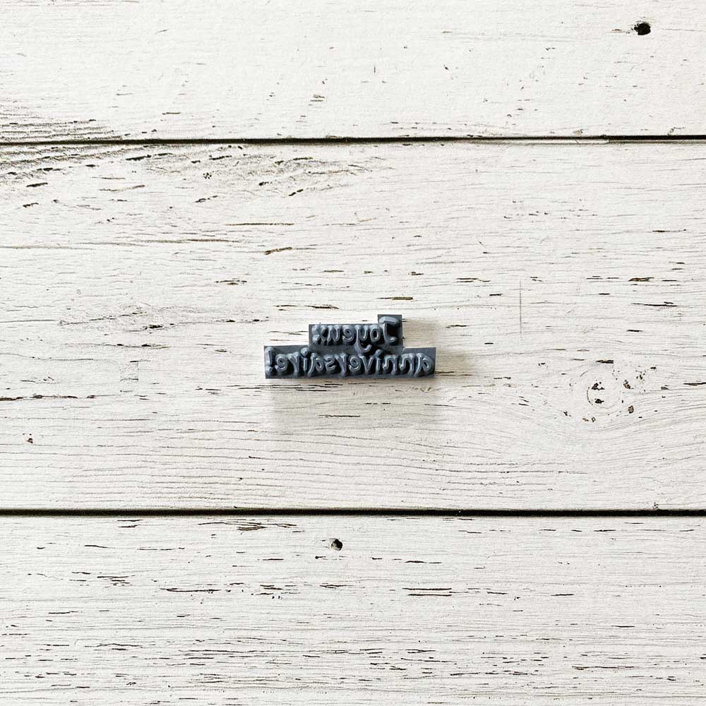 Joyeux anniversaire - écriture à la main - 1 étampe