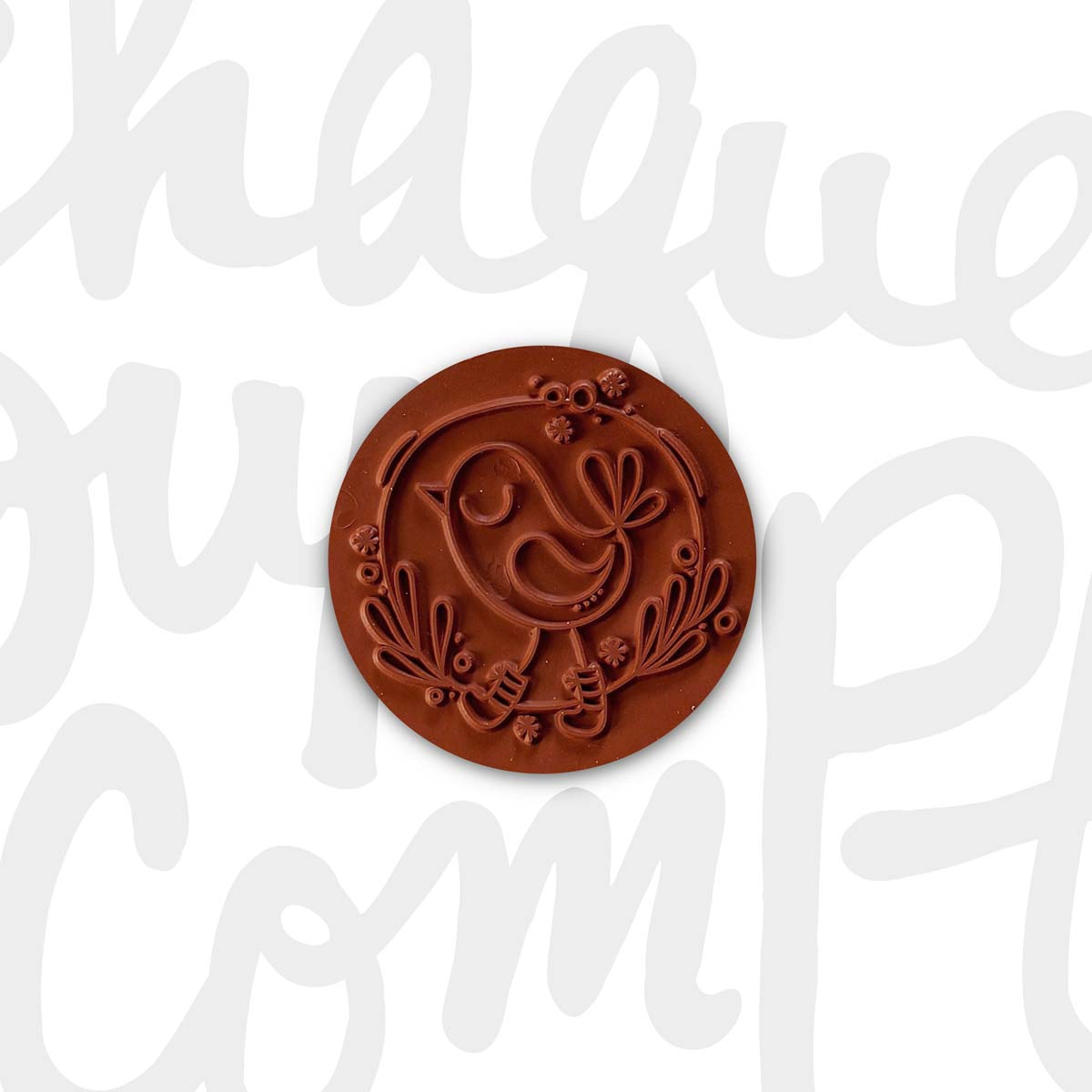 Oiseau dans le feuillage - 1 grande étampe