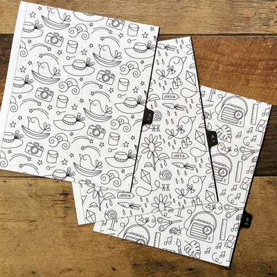Motifs à colorier (12 mois)