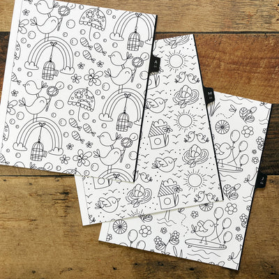 Motifs à colorier (12 mois)