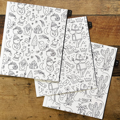 Motifs à colorier (12 mois)