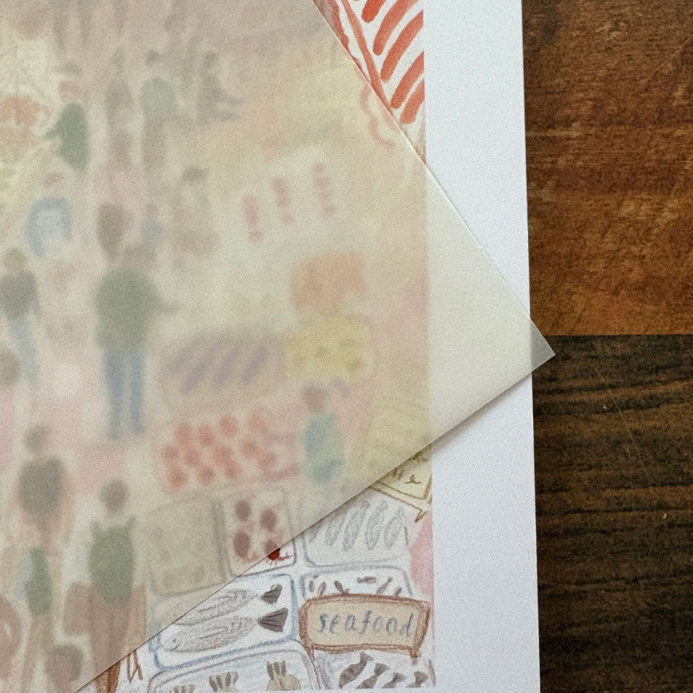 Papier vellum beige