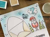 Joyeuses fêtes par Karine Allie - Ensemble de 11 étampes à découper