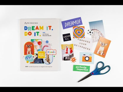 Dream it. Do it. Vision board book - Livre tableau de visualisation