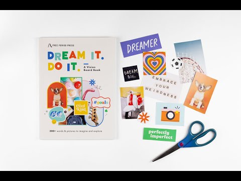 Dream it. Do it. Vision board book - Livre tableau de visualisation