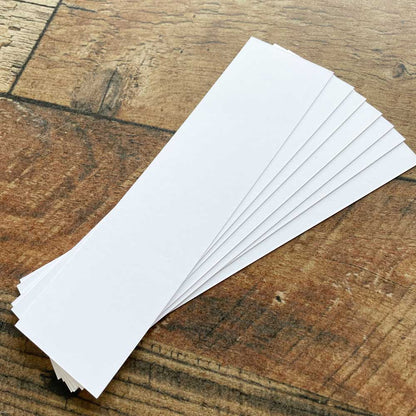 Lot de 15 signets blancs à personnaliser