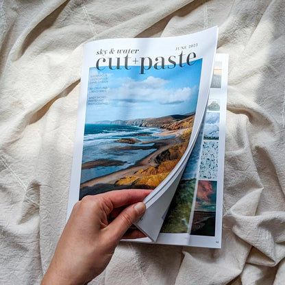 Magazine Cut and paste "Sky & water" Vol.4