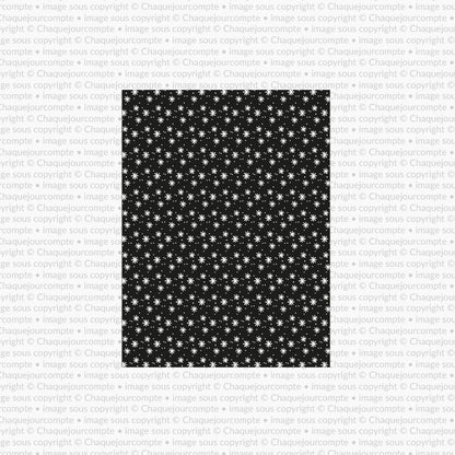 Fond de carte Flocons - 1 étampe grand format