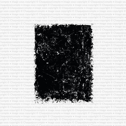 Fond de carte Givre - 1 étampe grand format