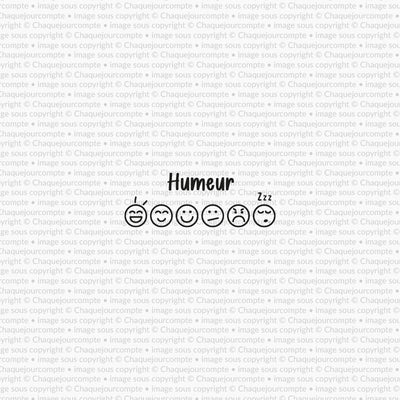 Mon humeur - 1 étampe