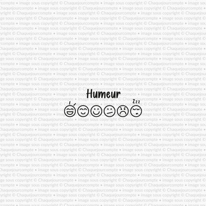 Mon humeur - 1 étampe