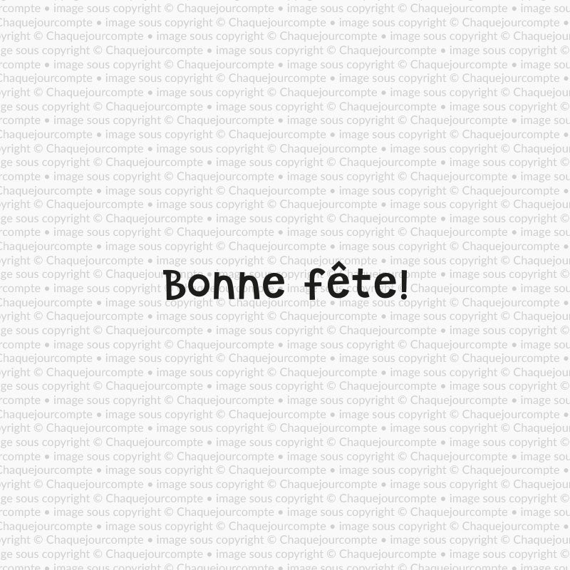 Bonne fête enfantin - 1 étampe