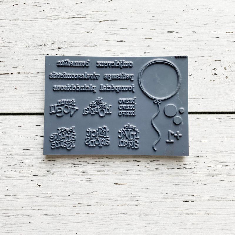 Balloune en fête - Ensemble de 15 étampes à découper