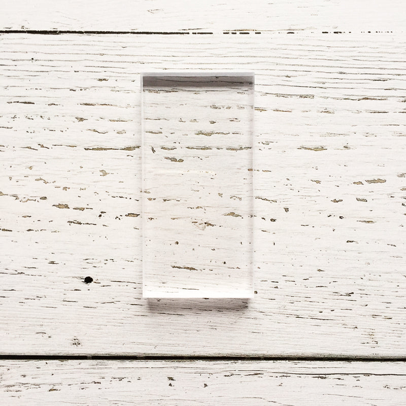 Bloc acrylique petit rectangle