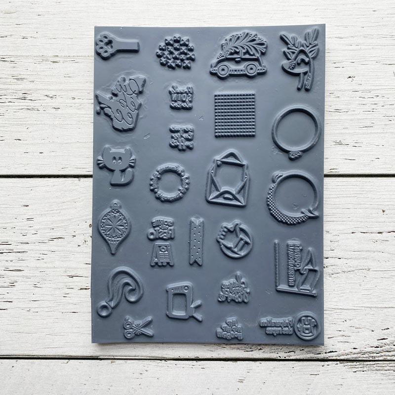 Calendrier de l'avent 2020 (Sans boîte) - Ensemble de 24 étampes à découper