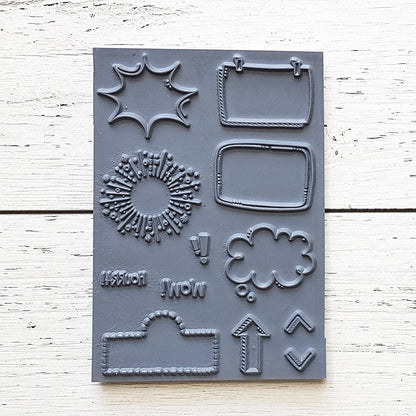 BD - Ensemble de 11 étampes à découper