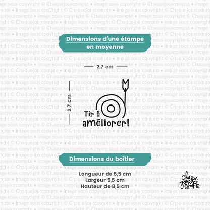Tir à améliorer! - Tampon autoencreur pour profs