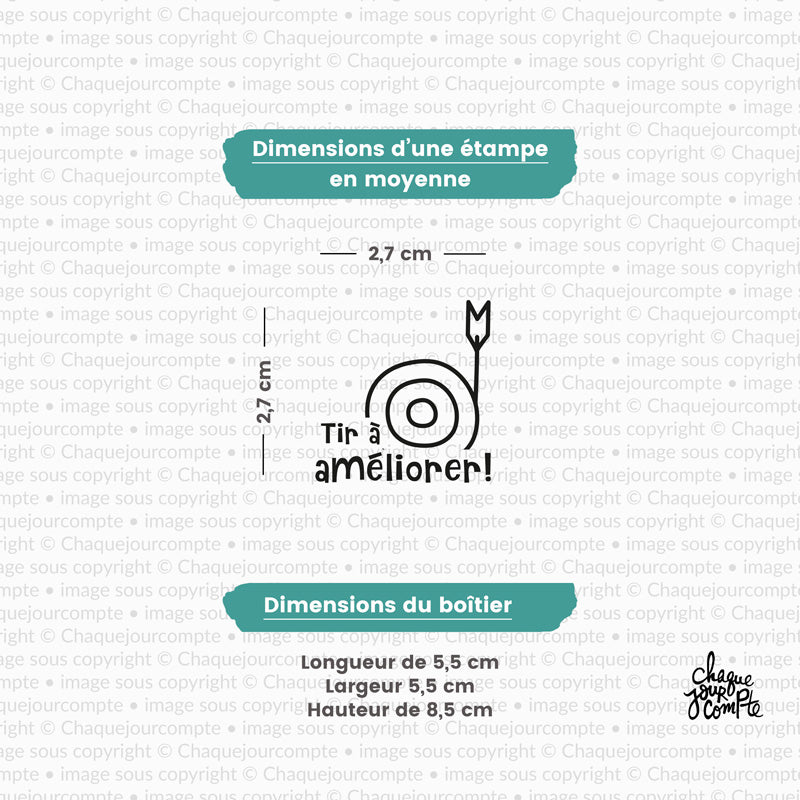 Tir à améliorer! - Tampon autoencreur pour profs
