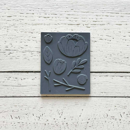 Feurs pleines - Ensemble de 8 étampes à découper - Marjorie Blais