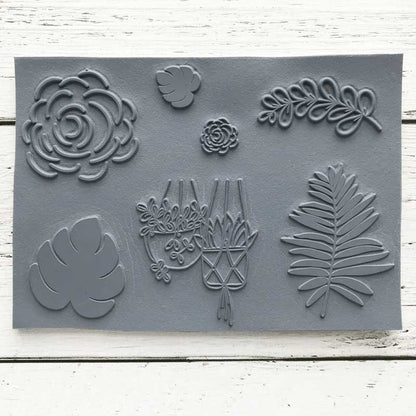 Le Botanique - Ensemble de 7 étampes à découoer