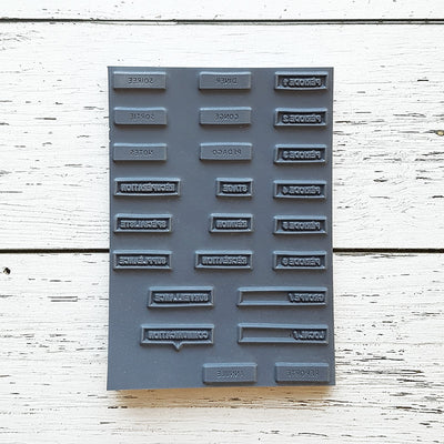 Ensemble d'étampes - Bases scolaires - 2e édition