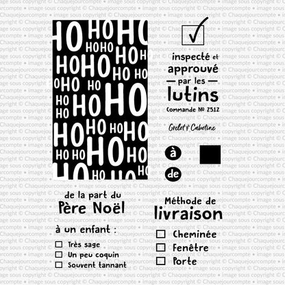 Noël enfantin - Ensemble de 6 étampes à découper