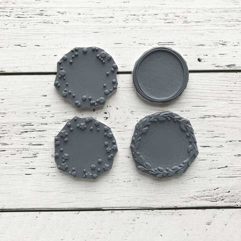 Ensemble d'étampes - Petits cercles variés