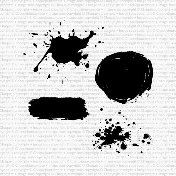 Beaux gâchis - Ensemble de 4 étampes à découper