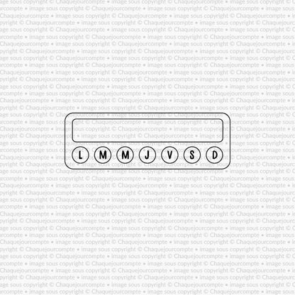 Suivi 7 jours - 1 étampe