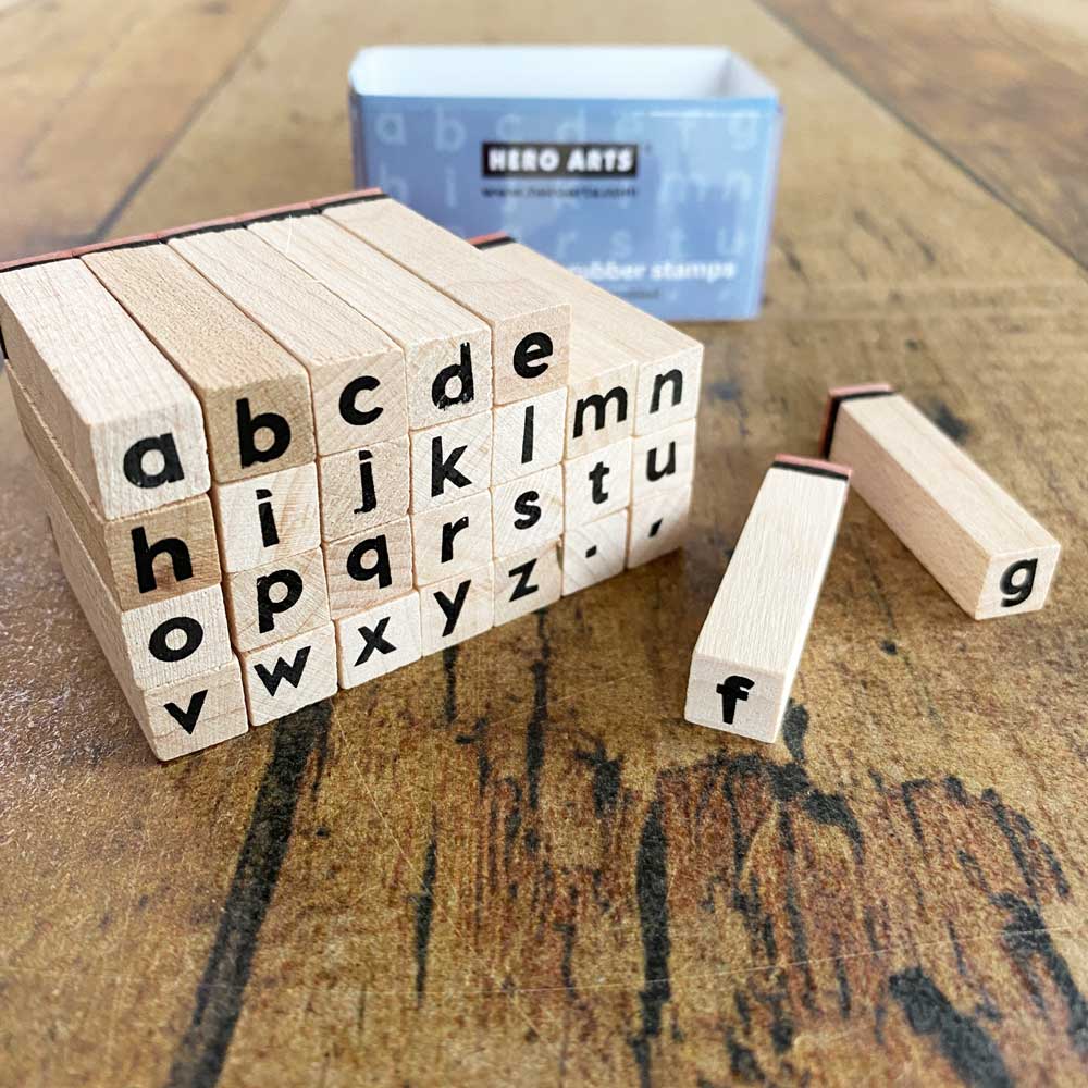 Alphabet miniature Hero Arts
