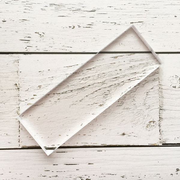 Bloc acrylique rectangle