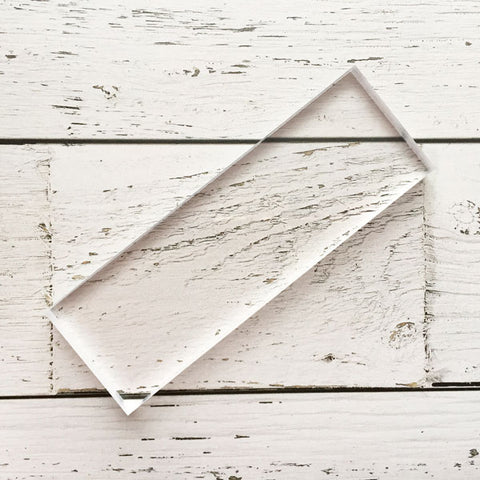 Bloc acrylique rectangle