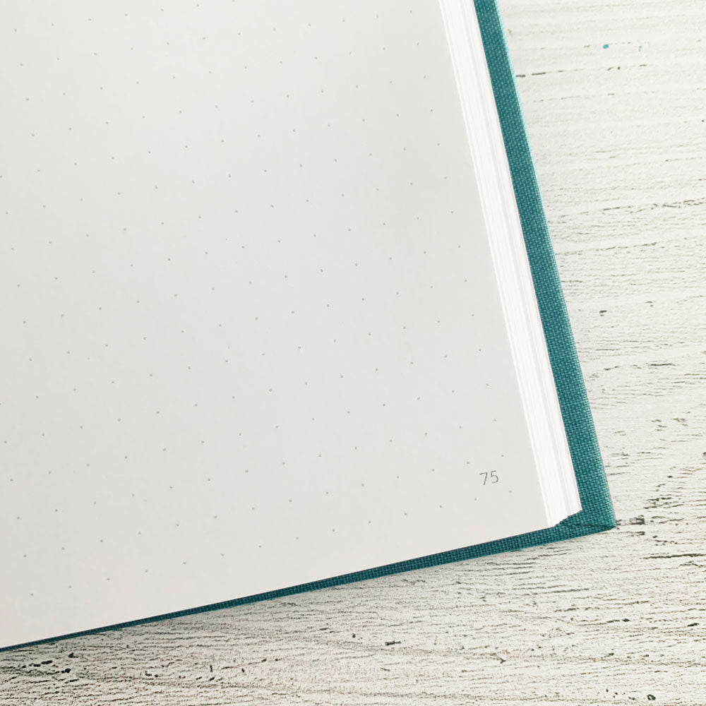 Carnet de poche de style Bujo - Sarcelle