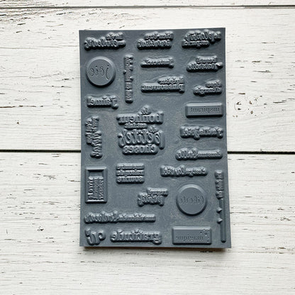 Joies quotidiennes - Ensemble de 25 étampes à découper