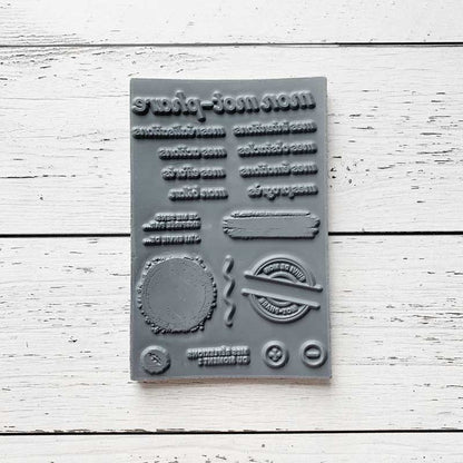 Mot-phare - Ensemble de 19 étampes à découper