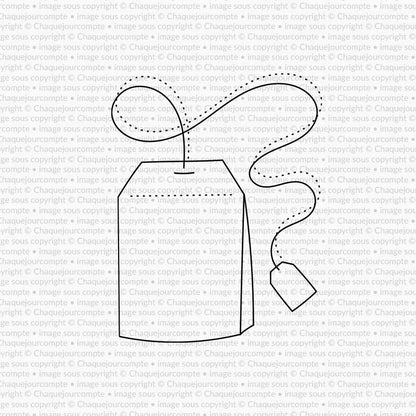 Étampe - Sachet de thé