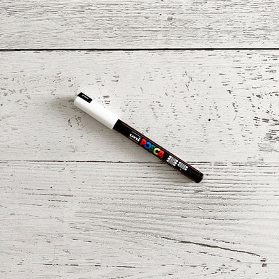 Posca extra-fin blanc
