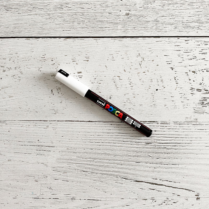 Posca extra-fin blanc
