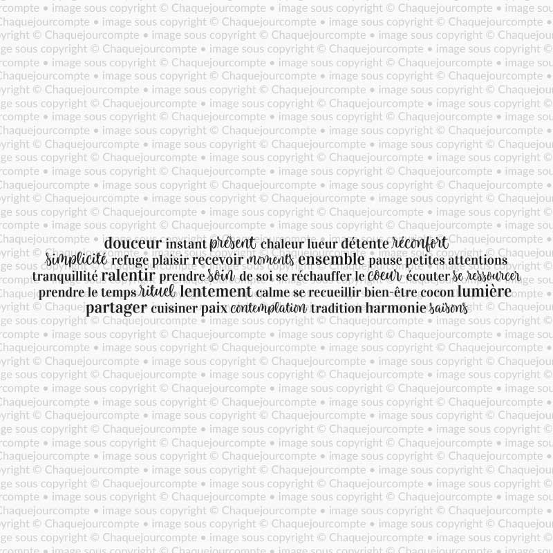 Texte hygge - 1 étampe